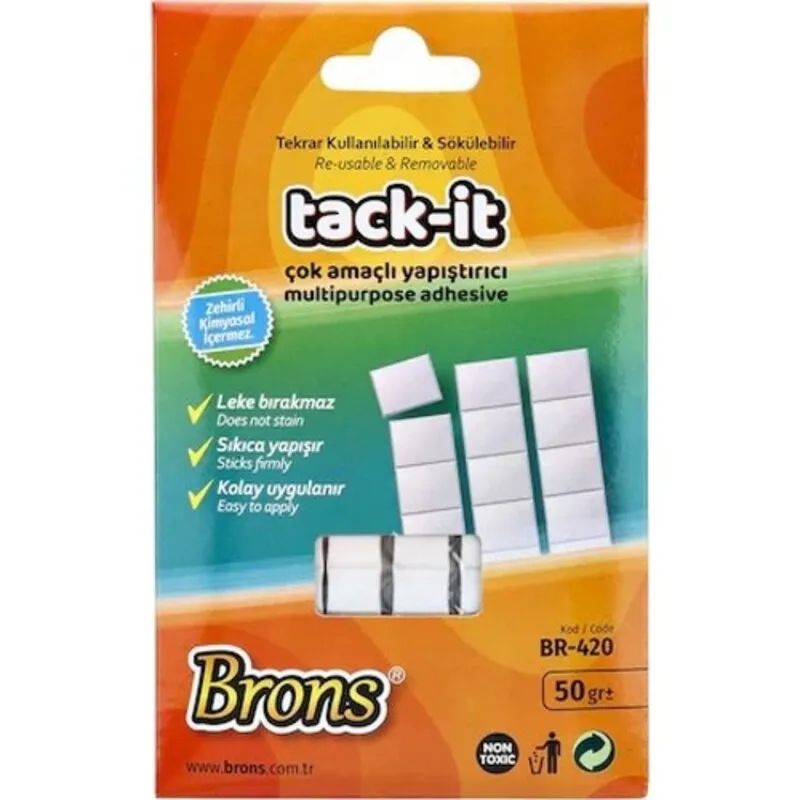 

Tack It Multipurpose Adhesive Clay Reusable Adhesive Clay For Home Office School Removable Adhesive Putty Tabs Tack It Clay