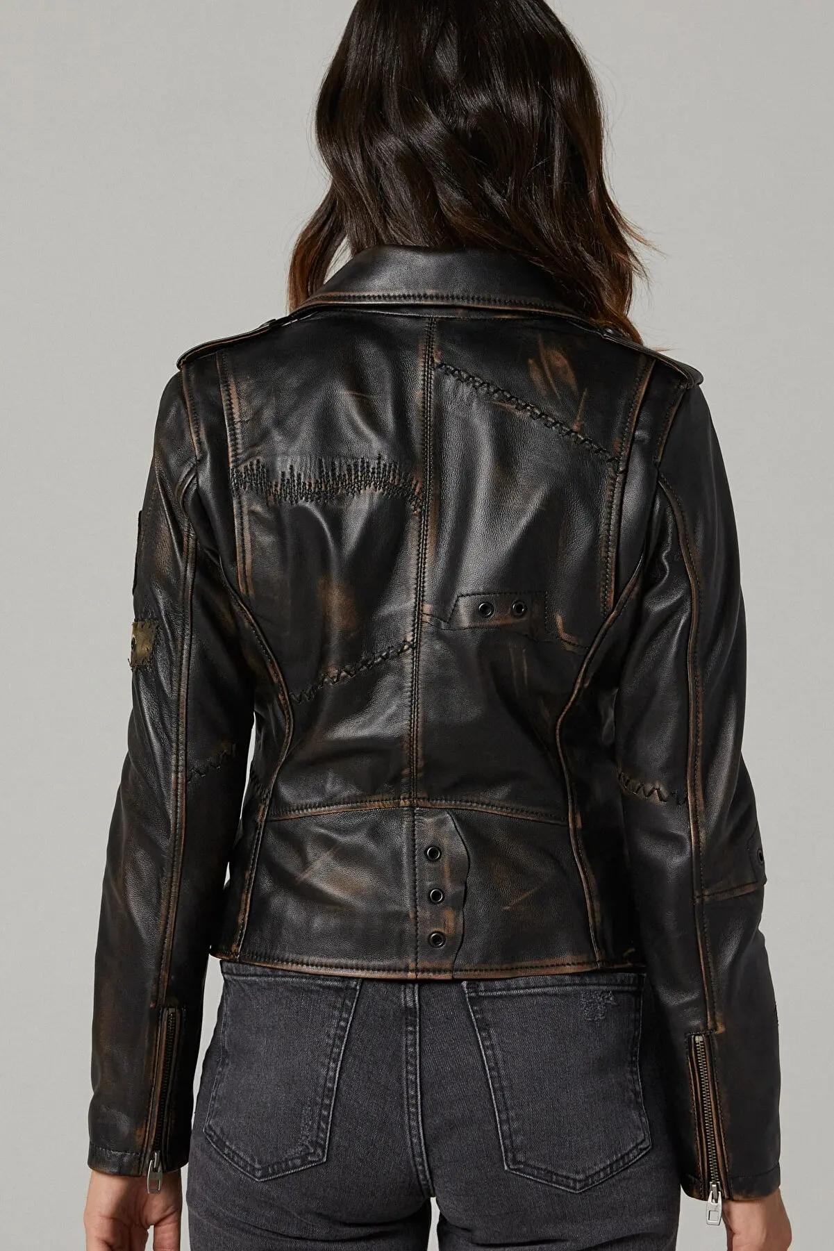 Genuine Sheepskin Slim Fit Red Biker Jacket Women Sports Leather Coats Spring And Autumn Fashion Products Keep Warm Waterproof