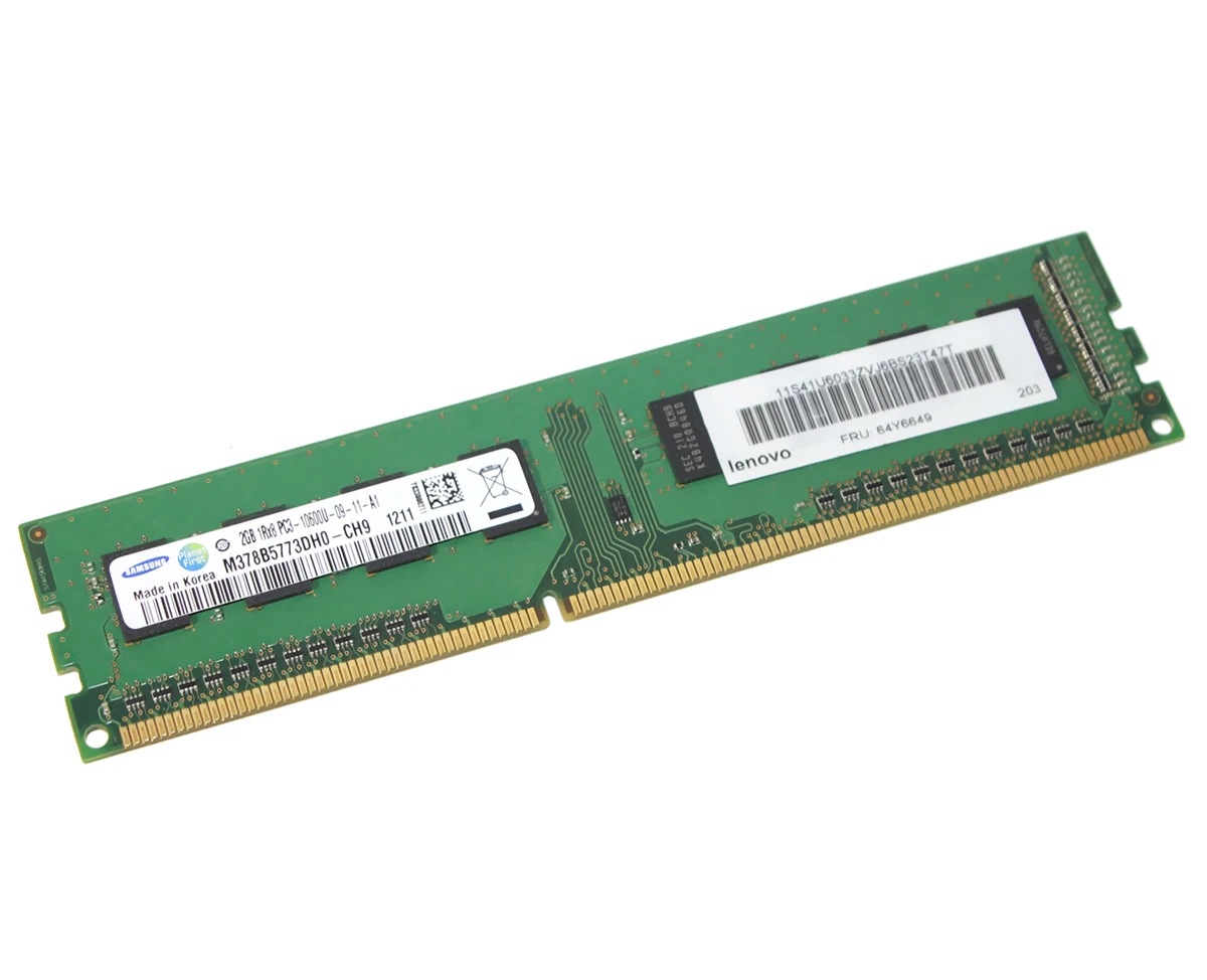 Оперативная память Samsung DDR3 1333 DIMM 2Gb M378B5773DH0-CH9 |