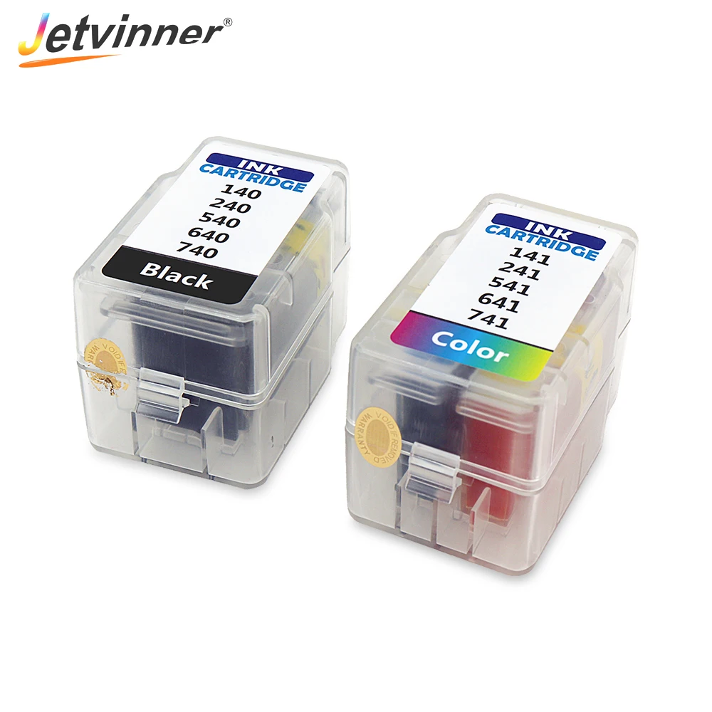 Jetvinner многоразовый картридж PG740 CL 741 совместимые картриджи для Canon pixma MX517 MX437 MX377