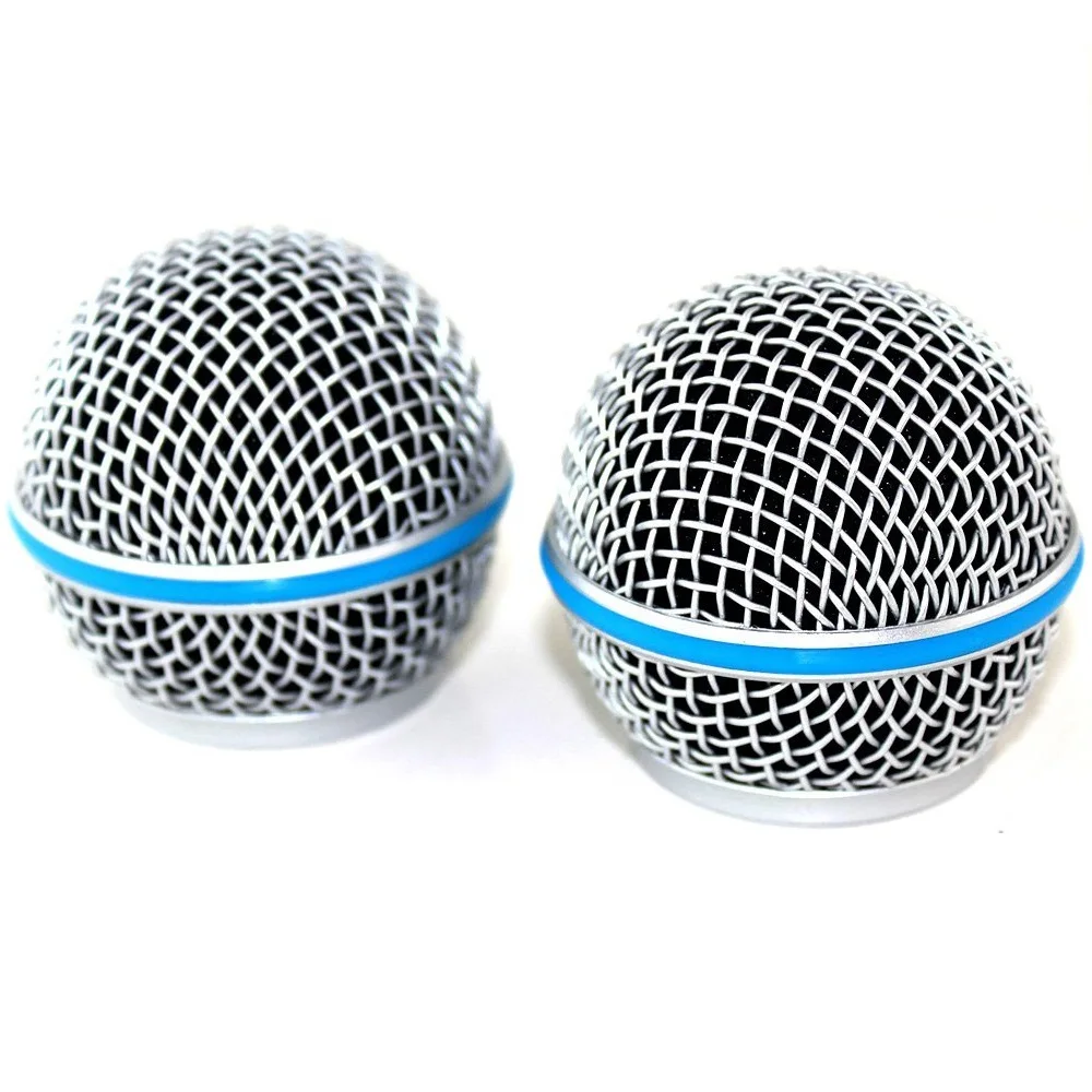 Сменная решетка для микрофона Bolymic Shure sm58 с поролоновым покрытием 2 шт. в упаковке |