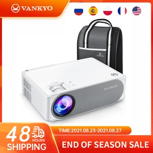 vankyo performance v630 hd projector 1080p 300 display compatible with tv stick vga usb laptop home projector free global shipping
