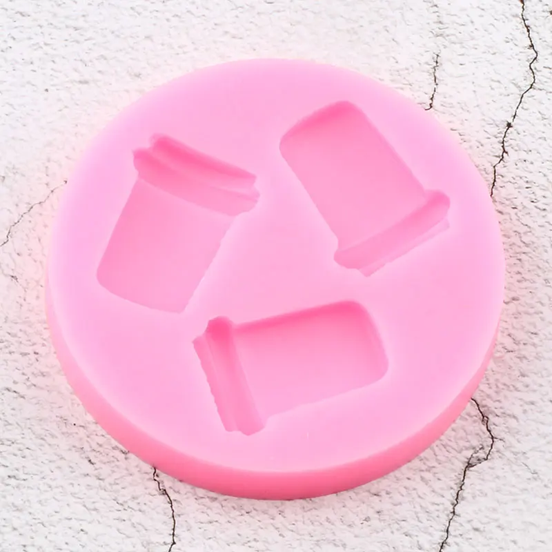 Кофе Силиконовый молд в Форе Кубка DIY вечерние кекс Топпер помадные формы