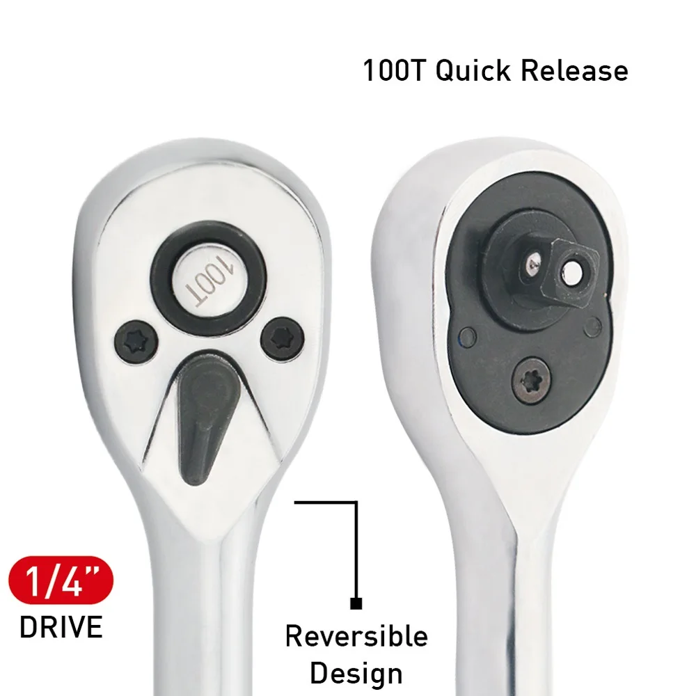 Быстросъемная ручка с храповым механизмом 100 Зубцов использование более обычных