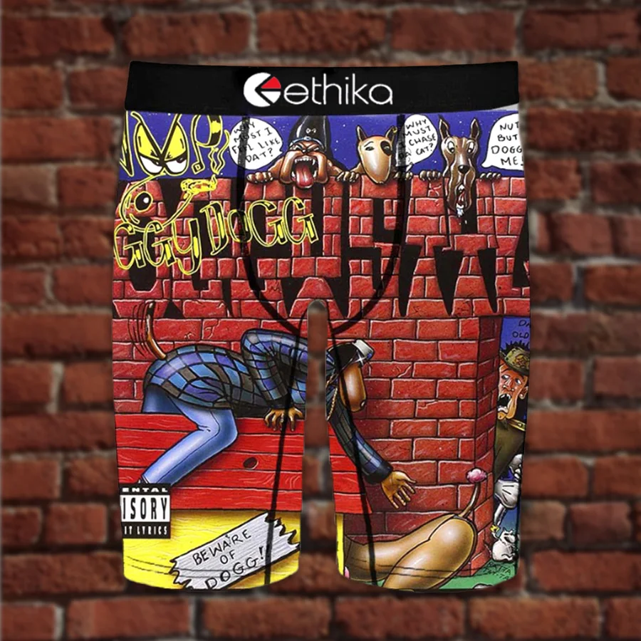 

Мужское нижнее белье Ethika, дышащие индивидуальные модные шорты, мужские боксеры, разноцветные ледяные шелковые