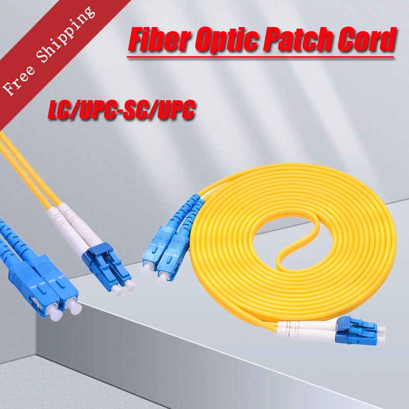 

Manufacturer Price LC/UPC-SC/UPC Singlemode SM Duplex Fiber Optical Jumper Fiber Optic Patch Cord 1m/3m/5m/10m/30m/50m