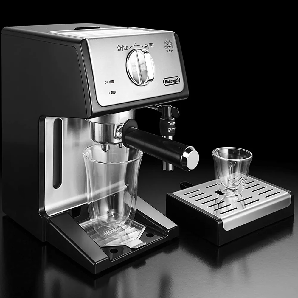 Delonghi ECP 3531 эспрессо и капучино машина. Expresso maker вакуумная машина для кофе кухня inox