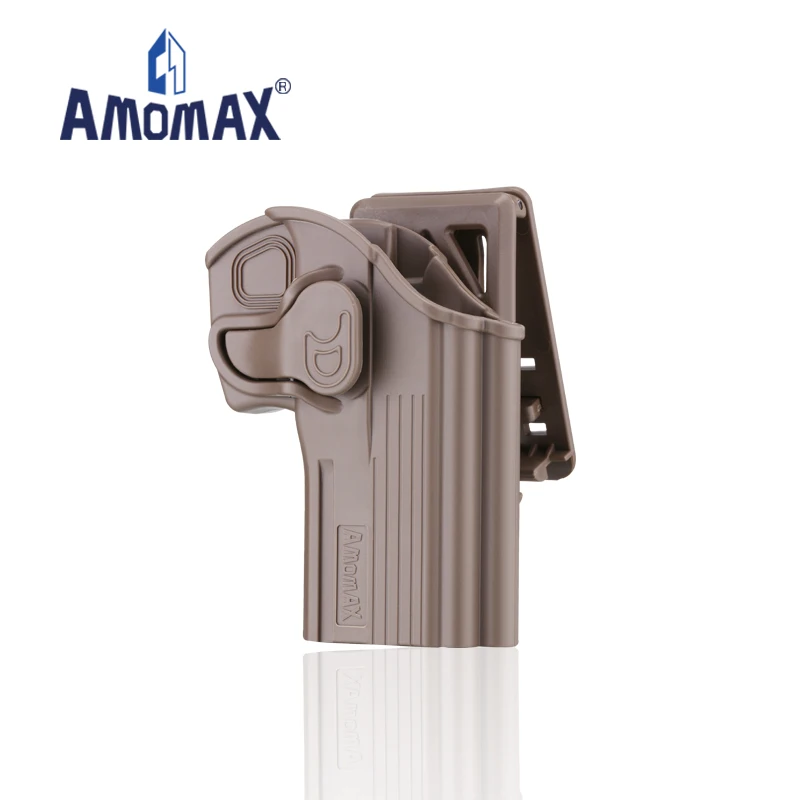 

Amomax Tactical Holster FDE Color Fits Taurus 24/7 & CZ 75D Compact, Right Handed 360 Degrees Rotation