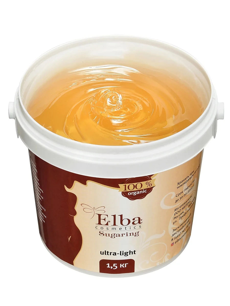 Сахарная паста ультра-мягкая 1500гр elba cosmetics | Красота и здоровье