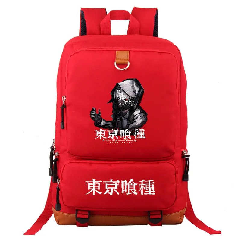 

Backpack Large-Capacity Schoolbag For Boys/Girls Anime Tokyo Ghoul Laptop Daypacks Travel Outdoor Teenager Oxford School Bags