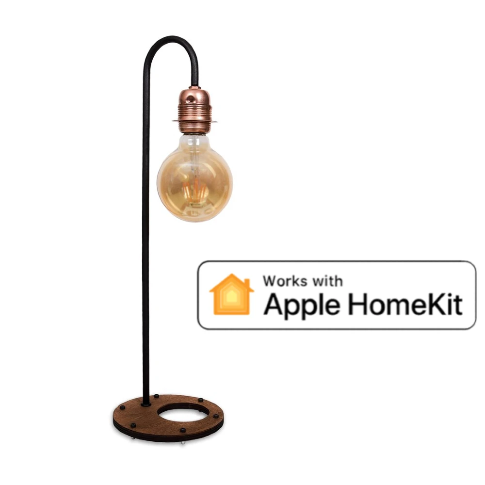 

Настольная лампа в деревенском стиле для Apple HomeKit, умная Светодиодная лампа в форме глобуса, с Bluetooth, цоколь E27, с регулируемой яркостью, 6 Вт, л...