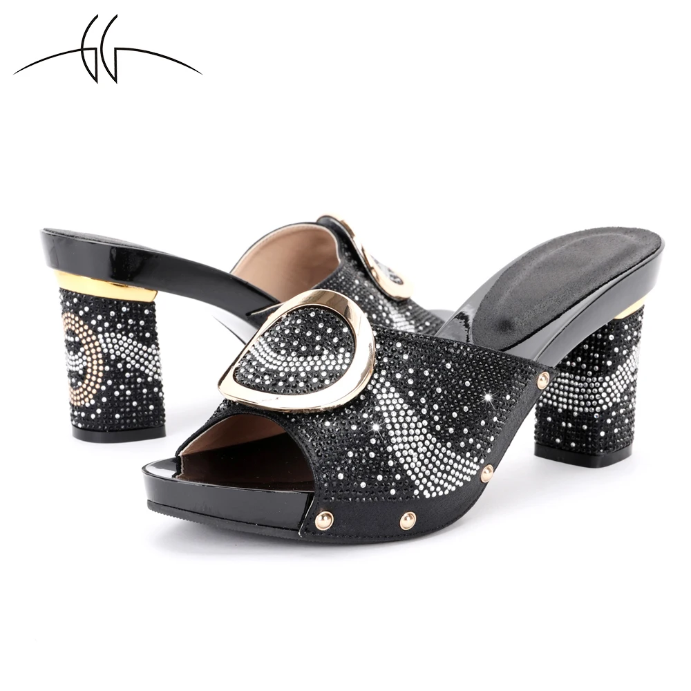 

2021 New style Luxury Rhinestones Women Sandals Elegant High heels Slingback Gladiator Summer Party Prom Women Shoes on heels