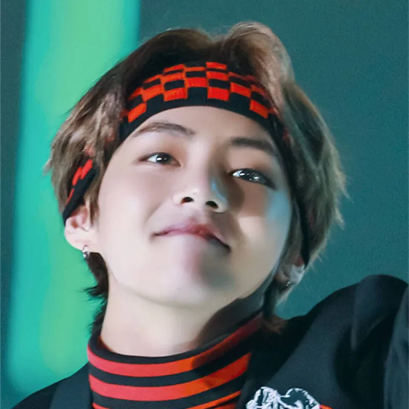 Kpop Bangtan мальчики растягивающаяся хлопковая повязка на голову полоса широкая резинка для волос для спорта на открытом воздухе Баскетбол Йога