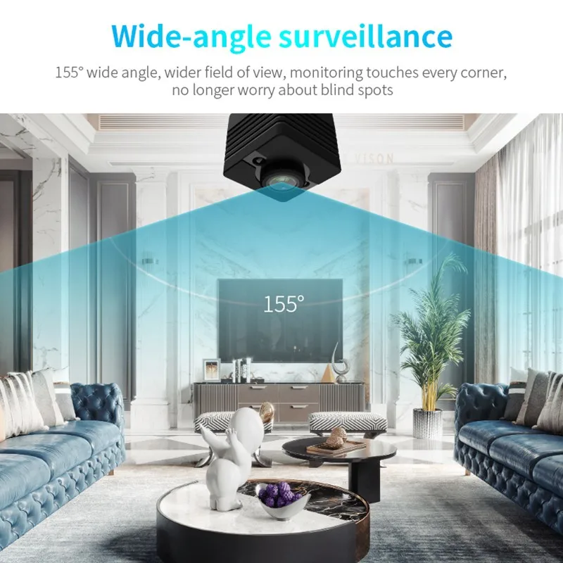 Мини ip-камера безопасности SQ12 HD 1080P videcam Водонепроницаемая широкоугольная