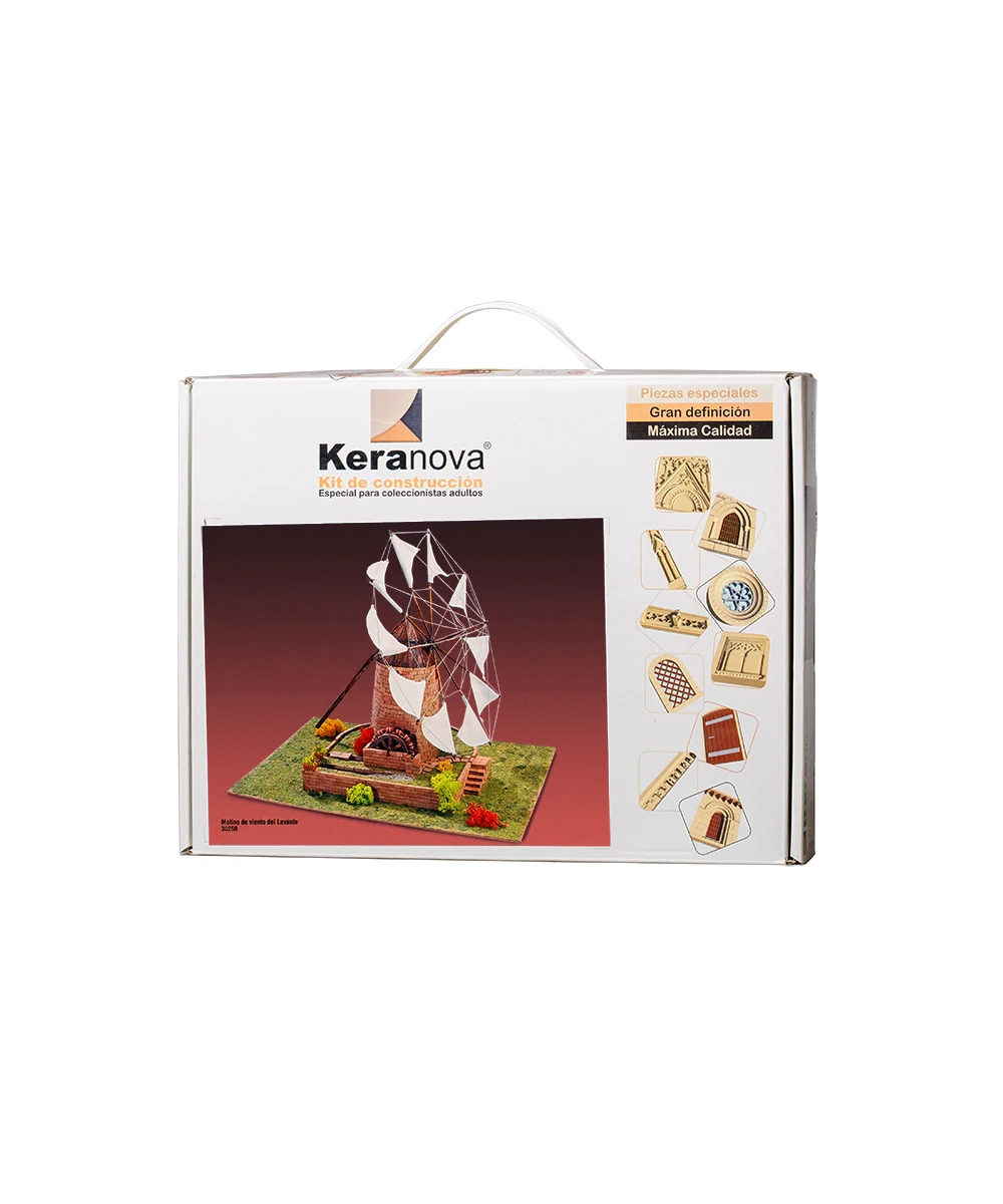 30250 Конструктор из обожженной глины. &quotВетряная мельница&quot. Умная бумага. Keranova. |