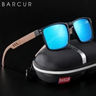 BARCUR оригинальные солнцезащитные очки из натурального дерева, поляризационные солнцезащитные очки для мужчин 2021, роскошные Брендовые очки