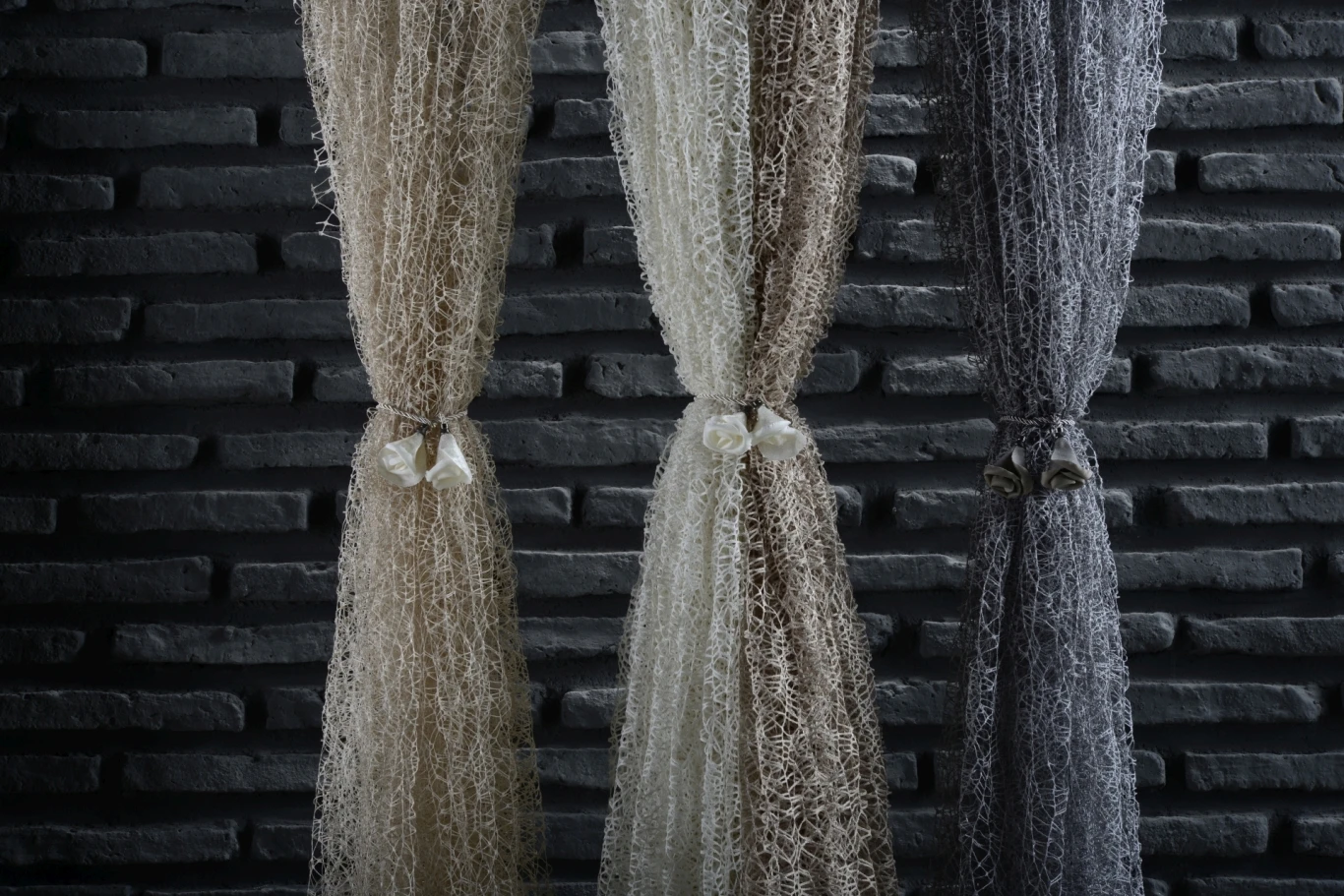 

Sophisticated Sheer Curtain Panel, 2 colors. Length up to 103 '' ( 262 cm)