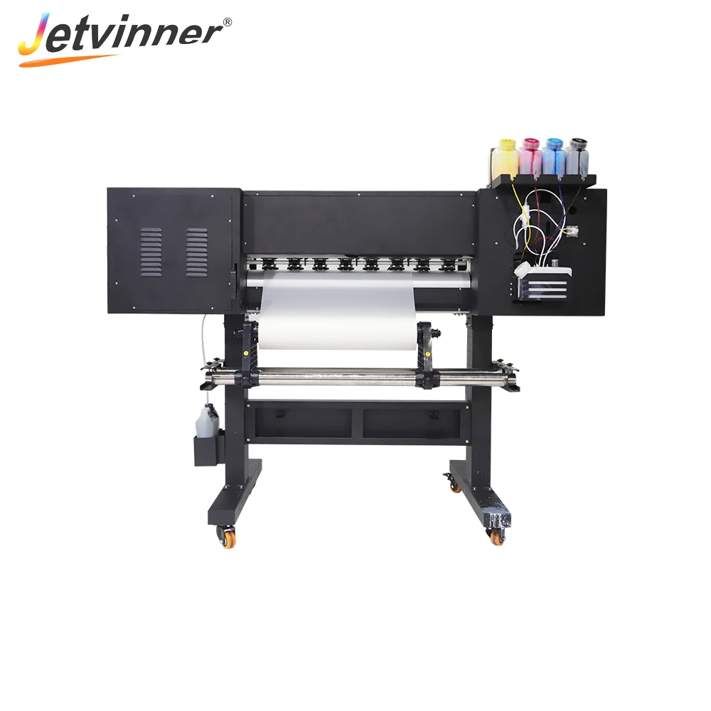 Jetvinner Digital Heat Transfer Printing Machine With Powder Shaking Machich Used Non-cutting PET film for All Kinds of Garment