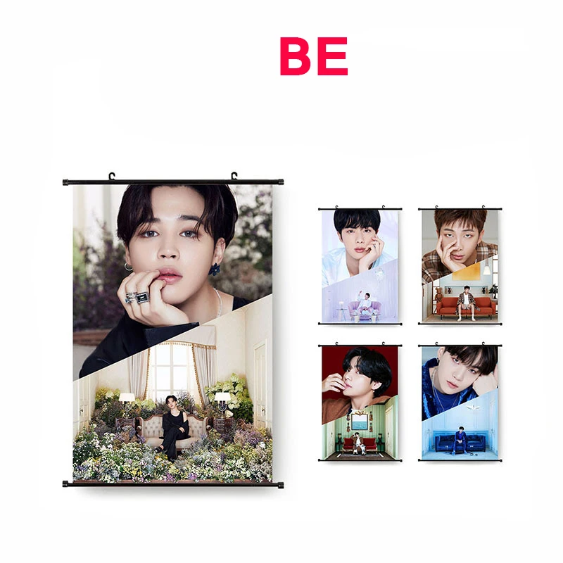 

KPOP BE Concept Photo Bangtan Boys Hanging Pictures Room Decoration JIMIN SUGA J-HOPE Gifts for Fans c163