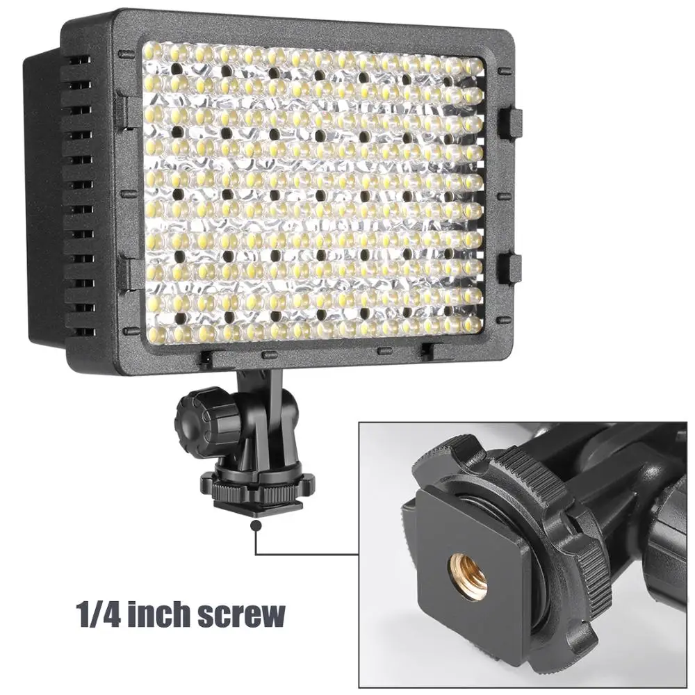 NEEWER 160 LED Затемнения Свет Видеокамера для Canon Nikon Pentax Panasonic SONY Samsung Olympus Цифровых