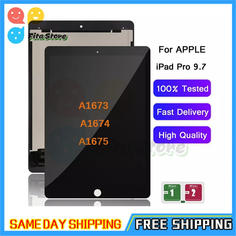 ЖК-дисплей для Apple iPad Pro 9 7 A1673 A1674 A1675 сенсорный экран дигитайзер сенсоры сменная