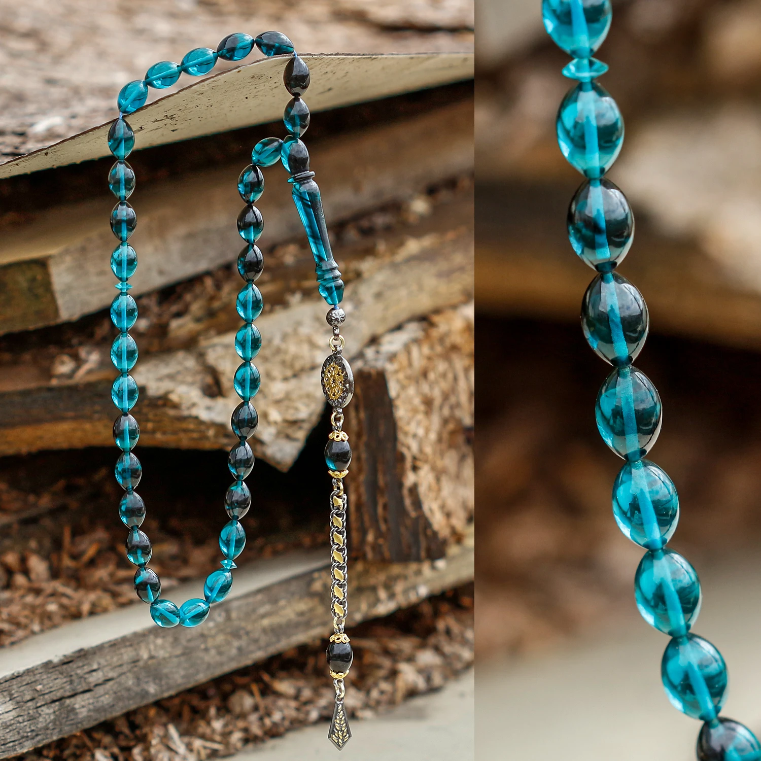 

New Product-Silver Whip Tightening Amber Tasbih Fashion Turkish Premium Quality Handmade Jawelery