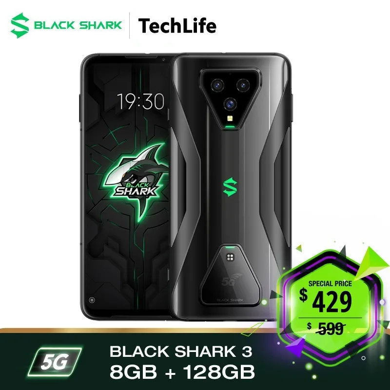Black Shark 3 5G 128 Гб Rom 8 Ram игровой телефон [Новая рекламная акция] смартфон blackshark3