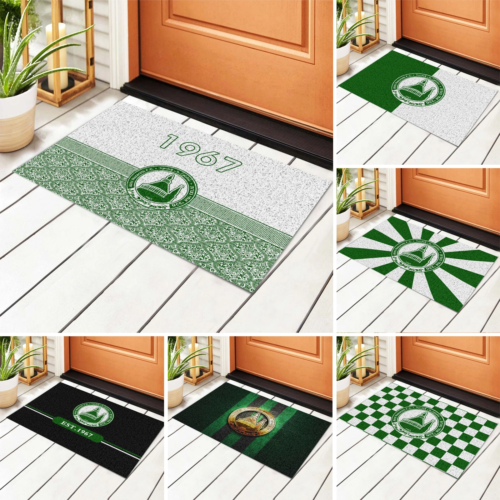 

Maccabi Ahi Nazareth Fc Front Door Welcome Mat Heavy Duty Welcome Doormat for Indoor Outdoor Rug Entryway Mats, 15.7x23.6in