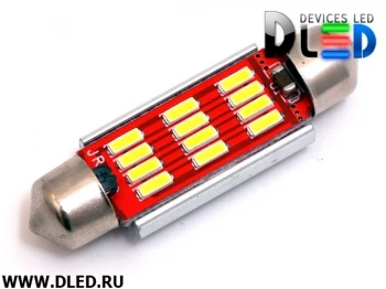 1 шт. Cветодиодная автомобильная лампа C5W FEST - 12 SMD 4014 | Автомобили и мотоциклы
