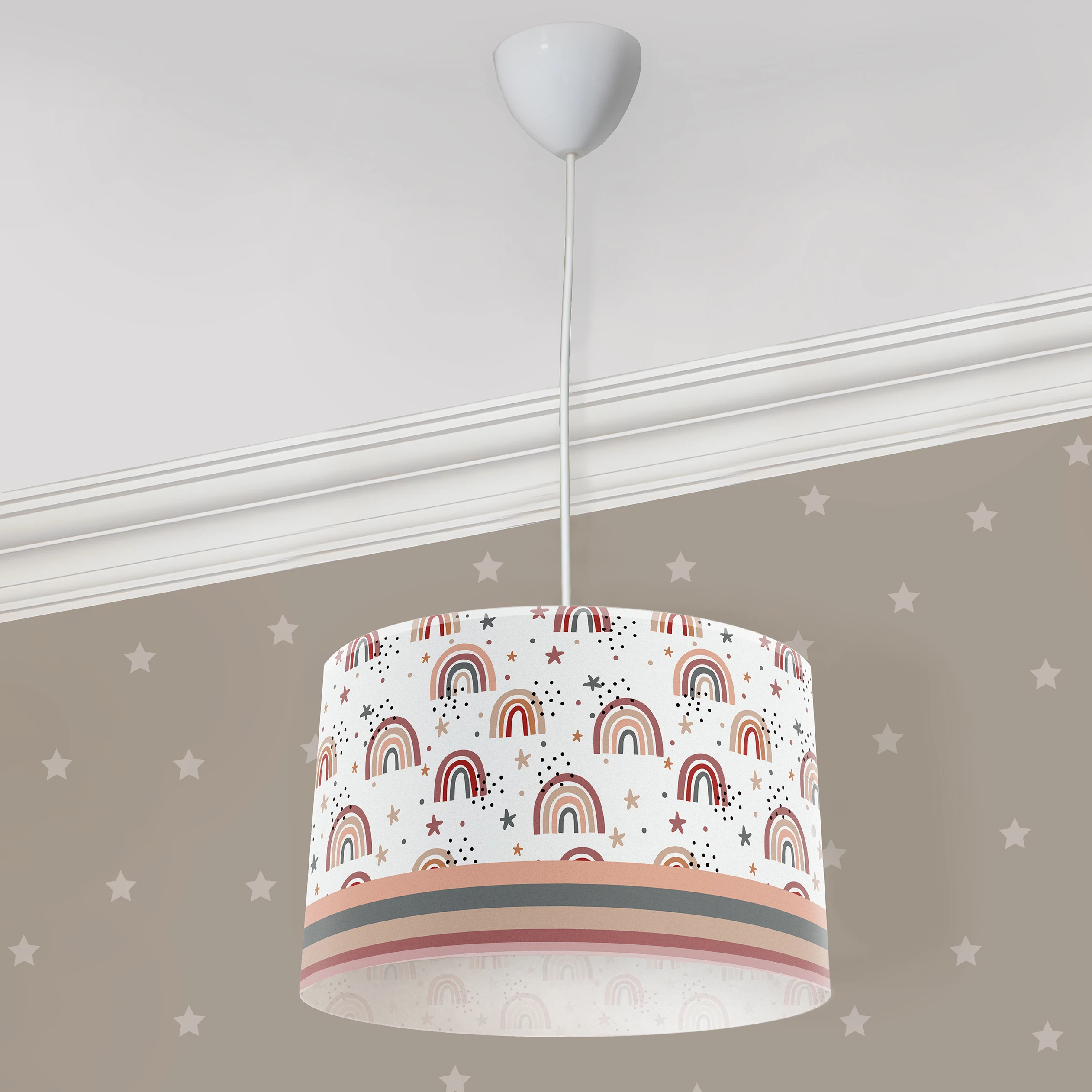 

Space Decorated Children 'S Room Pendant Lamp Chandelier Planet Earth Space Astronaut Baby Room Decoration