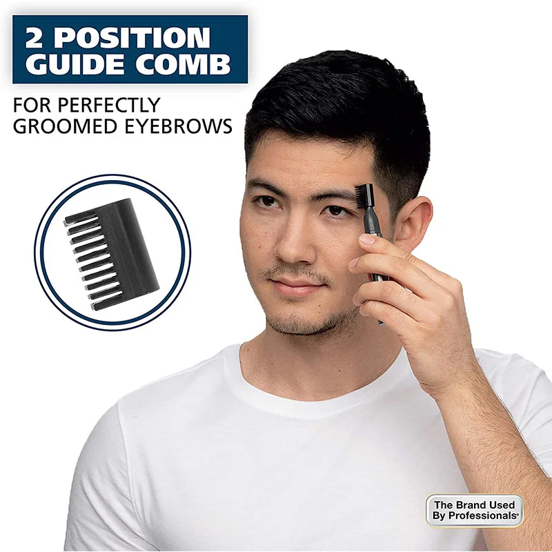 Триммер для бровей носа и ушей с заменяемыми сменными насадками - купить по