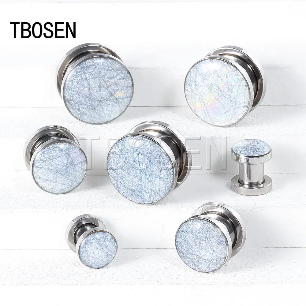 Серьги TBOSEN в новом стиле ювелирные изделия из нержавеющей стали с черным