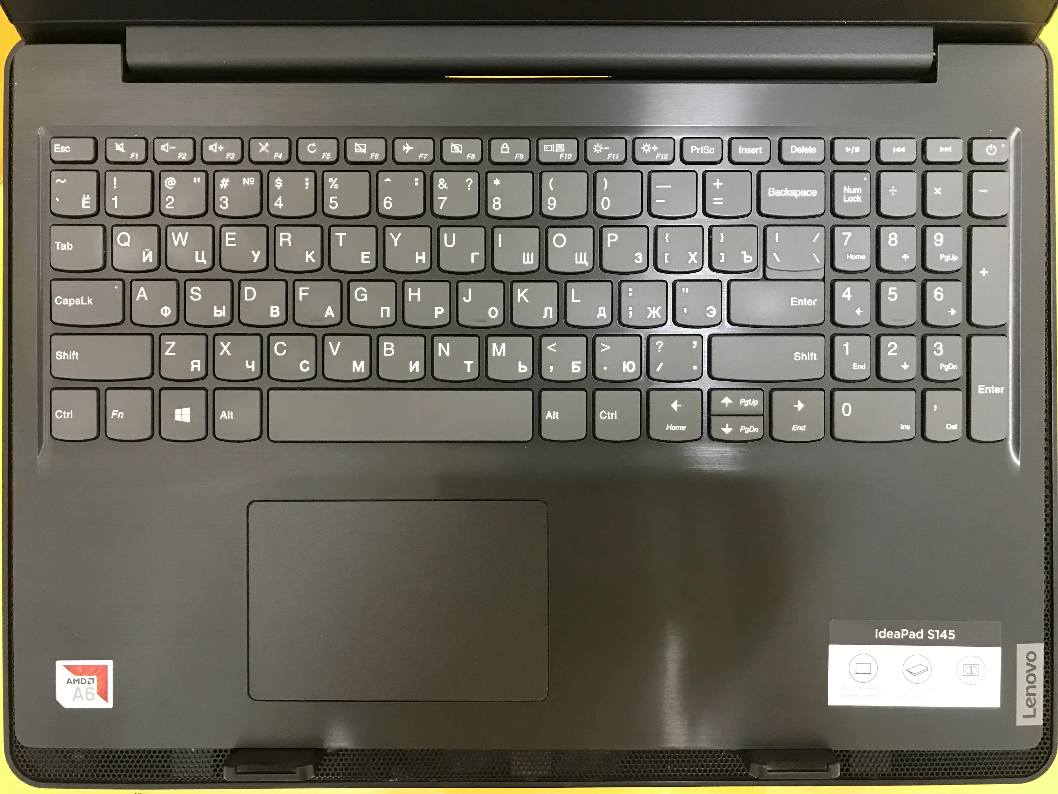 Laptop used Lenovo 15.6 &quot 1920x1080 AMD a6-9225 3.10GHz Radeon R4 graphics 4GB SSD 256GB |