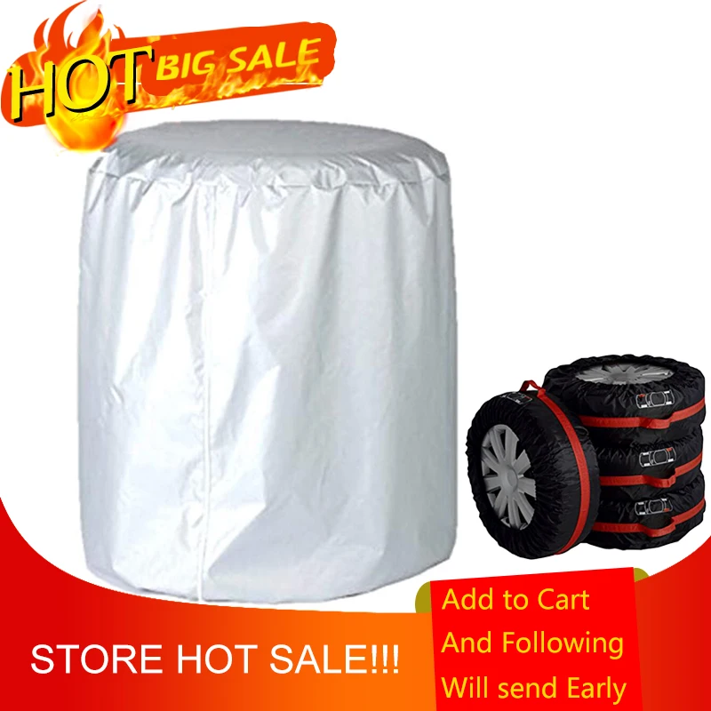 

Auto Car Vehicle Tire Case Spare Tyre Cover Garage Automobile Tire Accessories Protector Tire Storage Bag Car Covers S/L Size