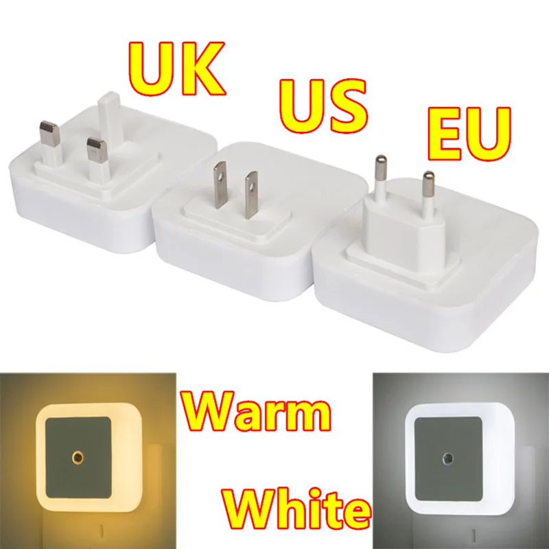 6 шт. подключаемый светодиодный ночник для детей с вилкой США Великобритании ЕС