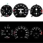 Тире B-J-L 220 км Пособия по экономике для W124 W126 W201 190E EL светящийся калибра черная Панель белый свет (1322133K)