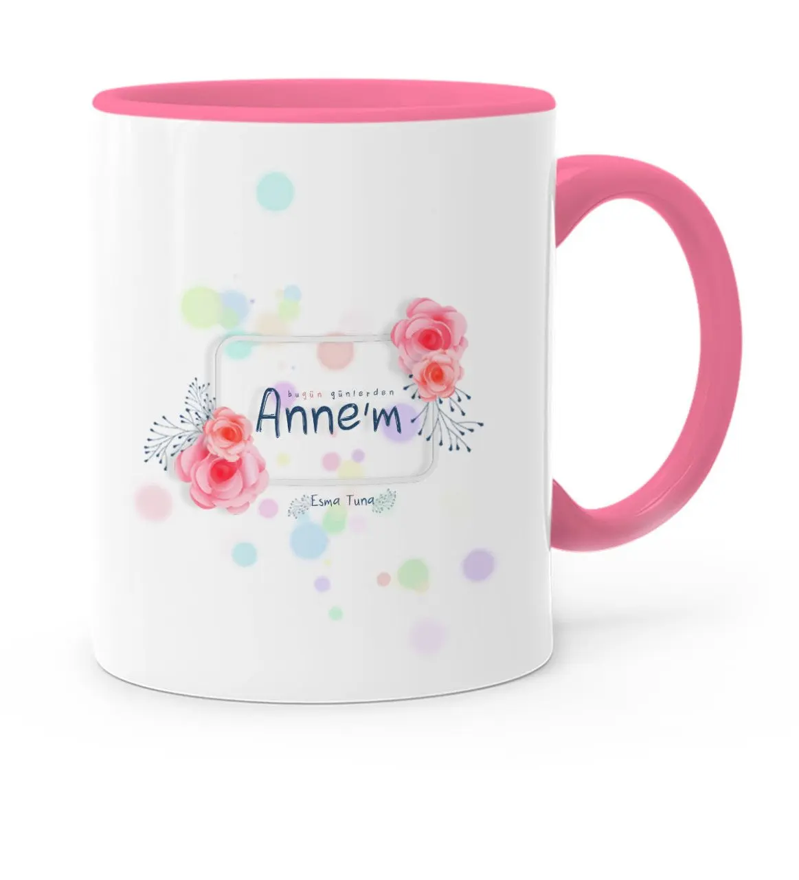 

Персонализированные день сегодня моя мама розовая кружка чашка-3