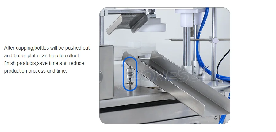 ZONESUN ZS-AFC1C Magnetic Pump Reagent Tube Plastic Ampoule Small Bottle Rotary Liquid Filling And Cap Pressing Machine