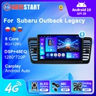 Автомобильный радиоприемник для Subaru Outback Legacy 2004  2009, автомобильный GPS-навигатор, мультимедийный плеер Android 10, Mirror Link, Wi-Fi, автомобильные аксессуары