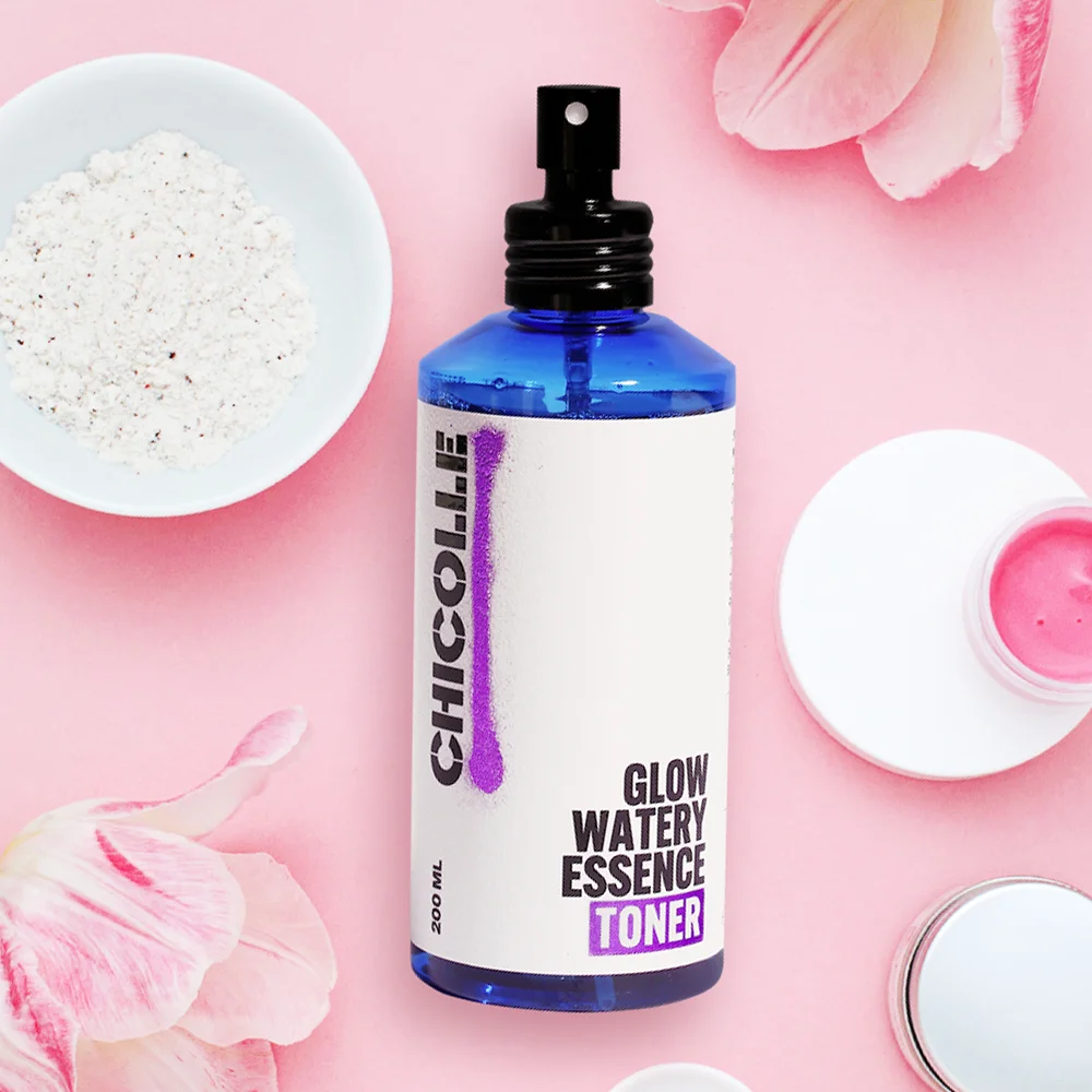 Тонер увлажняющий CHICOLLE с 5D гиалуроновой кислотой и ниацинамидами GLOW WATERY ESSENCE TONER