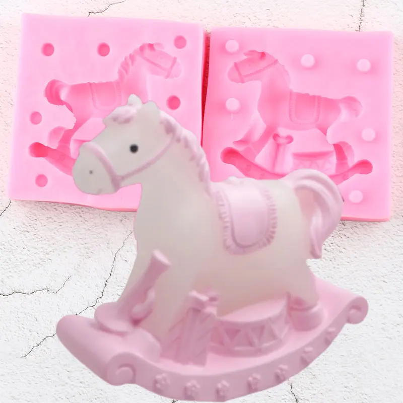 

Силиконовая форма для детского дня рождения в виде лошади