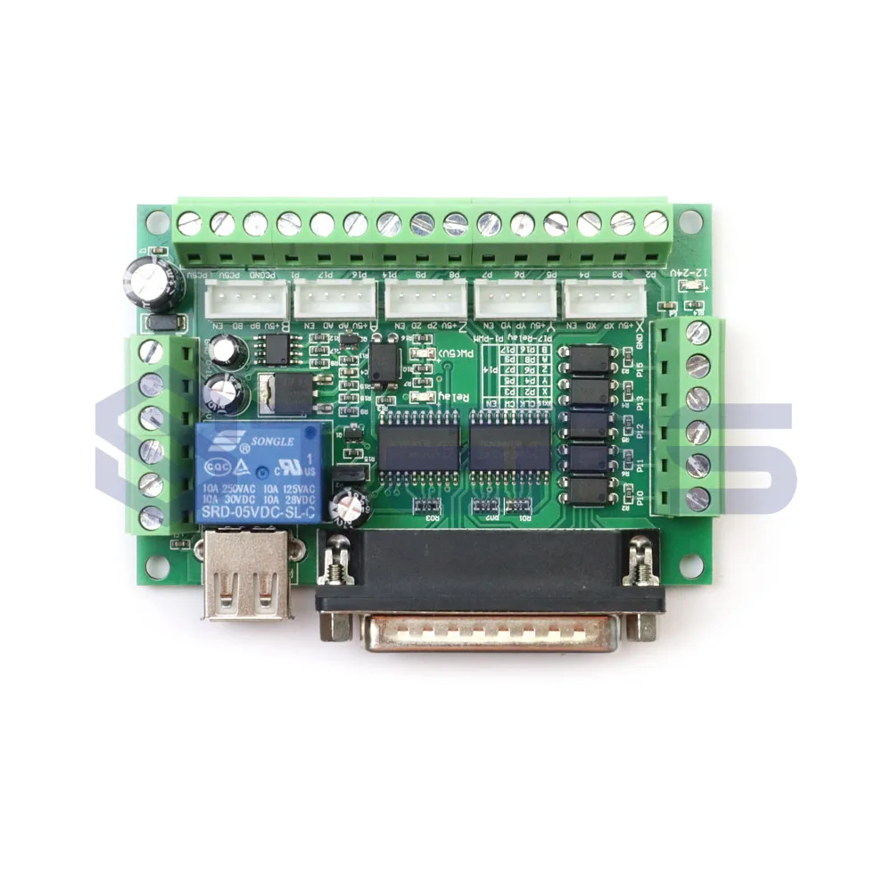 Комплект 4-осевого фрезерного станка с ЧПУ контроллер шагового двигателя mach3 TB6600