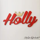 Индивидуальный деревянный знак с именем-размеры на заказ-детский Знак, дверной знак, спальня, домашний декор-Индивидуальный декоративный знак с именем