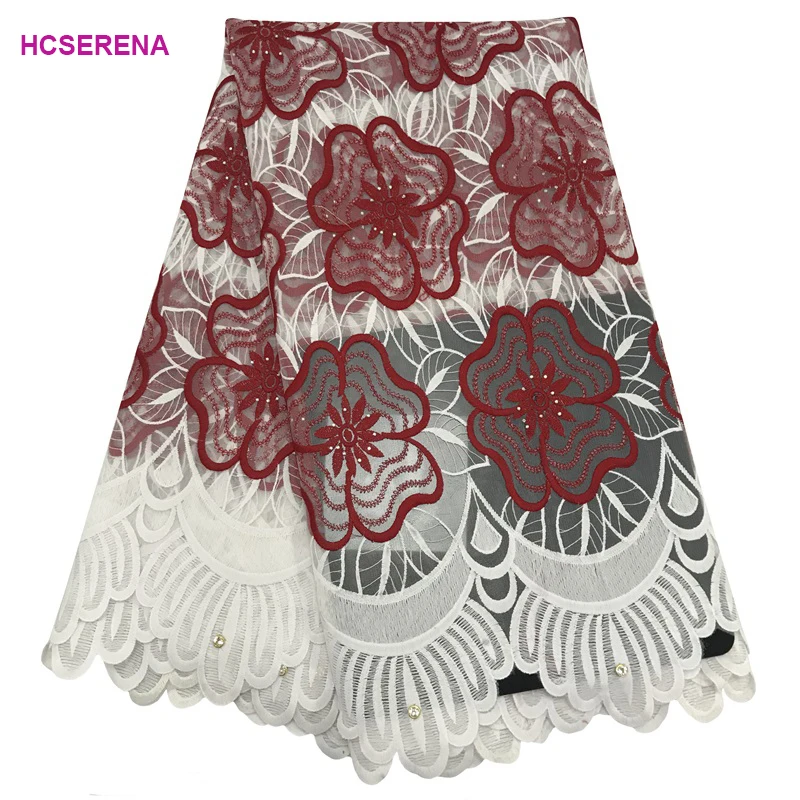 Африканская кружевная ткань 2019 последняя высокого качества Тюль из стразов для