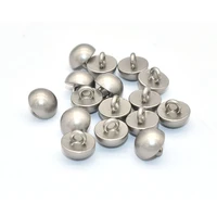 9mm silver hemispherical fasteners smooth surface fasteners spherical buttons for knitting beads clothes