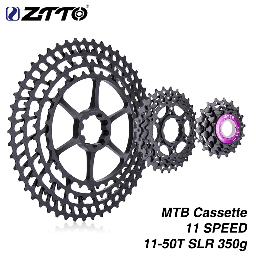 MTB 11 скоростей в 50T SLR кассета 11-50T широкий коэффициент Ультралегкая 360g CNC Полый