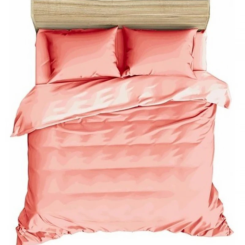 Комплект постельного белья Lady Moda оранжевого цвета роскошный комплект из 4/5