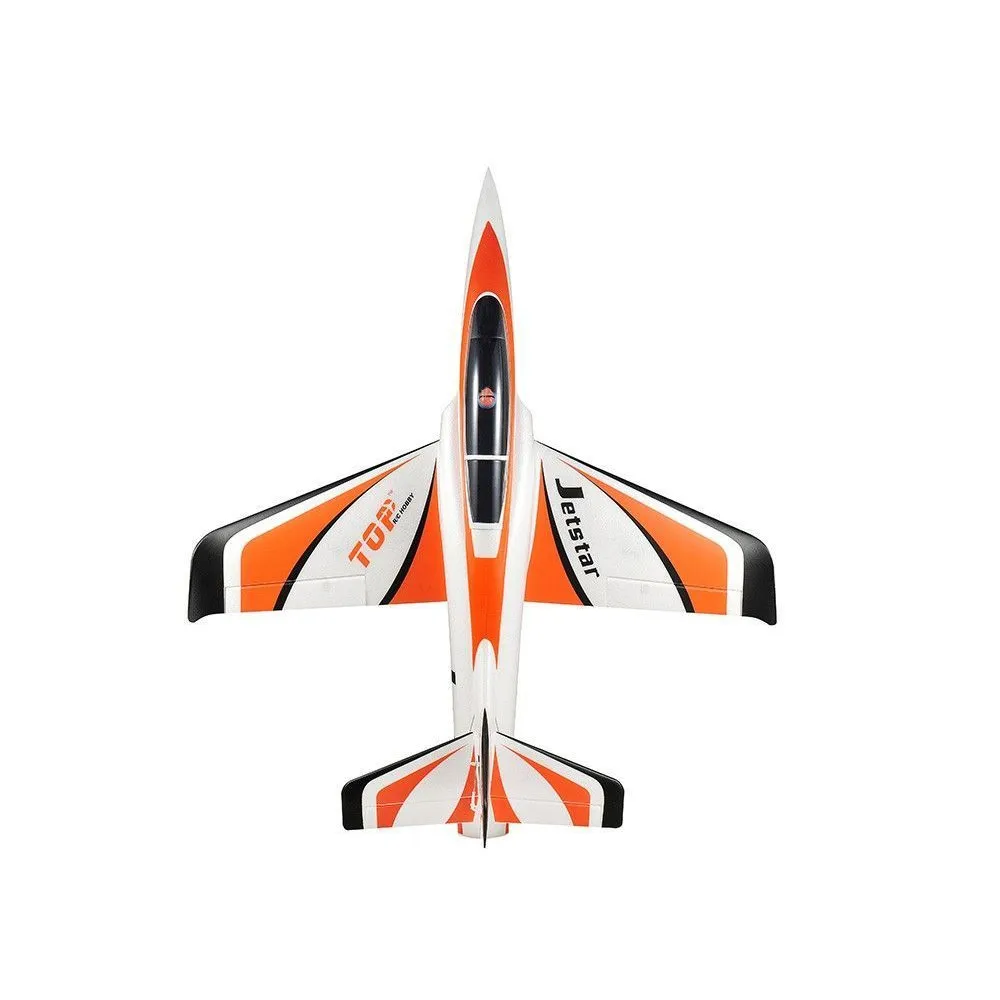 Радиоуправляемый самолет Top RC Jet Star Pro оранжевый 800мм импеллер 64мм 2.4G 4-ch LiPo RTF |