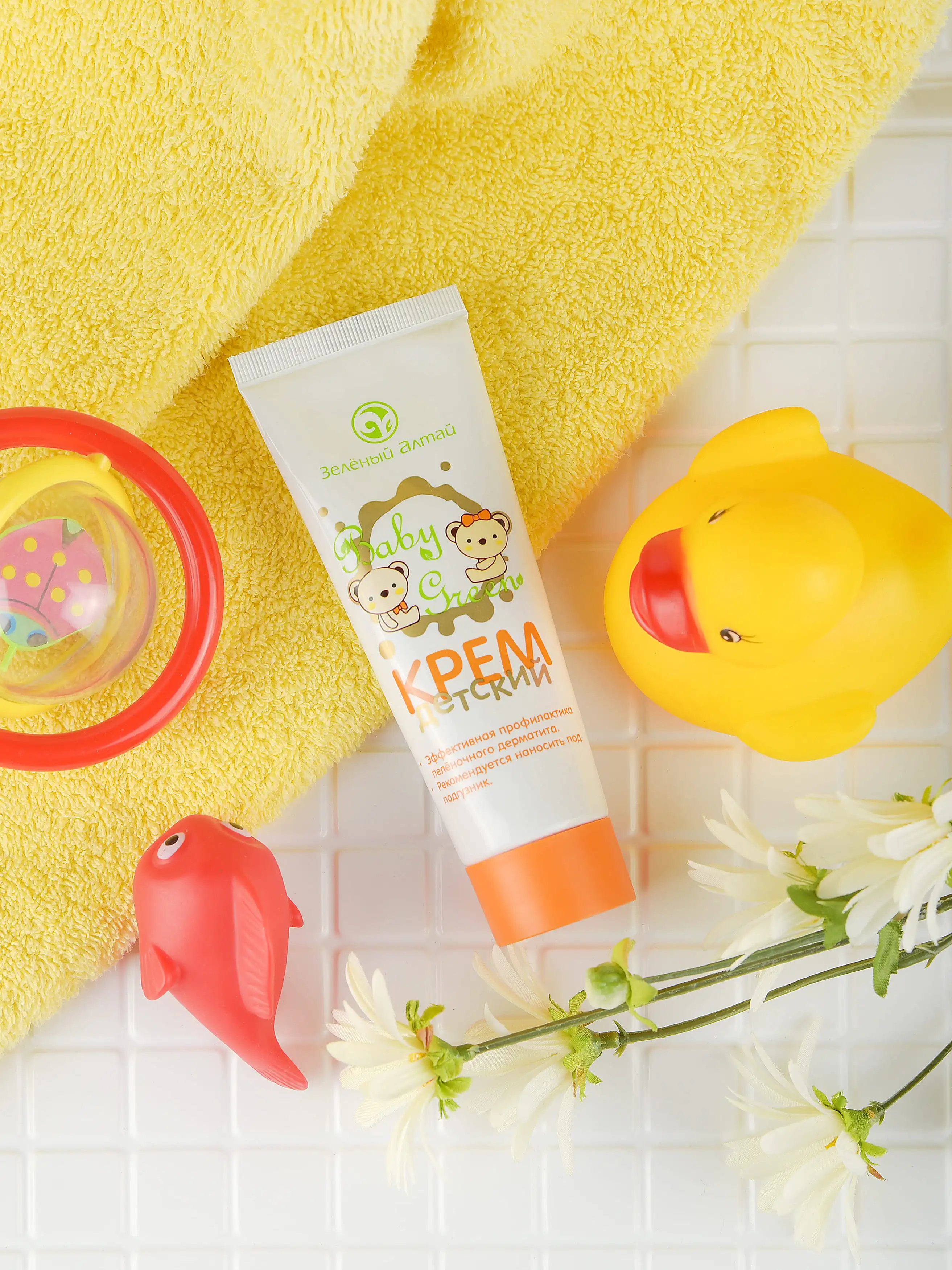 Children's cream &quotbaby green&quot Green Altai 80 ml. |