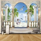 Гобелен SepYue с изображением ангела в арке, настенный Декор для дома гобелен с пейзажем